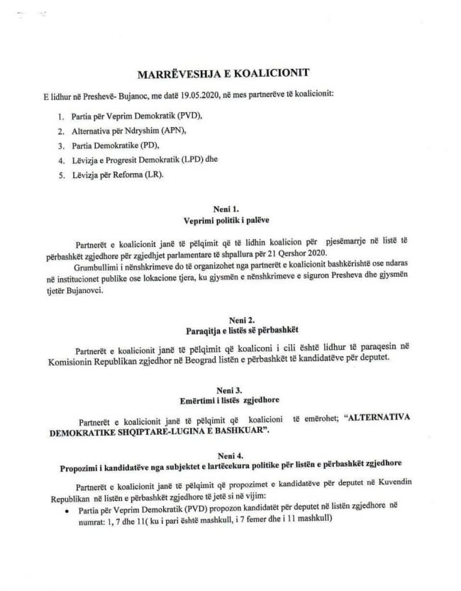 APN: Në zgjedhje parlamentare sipas standardeve të vitit 2020