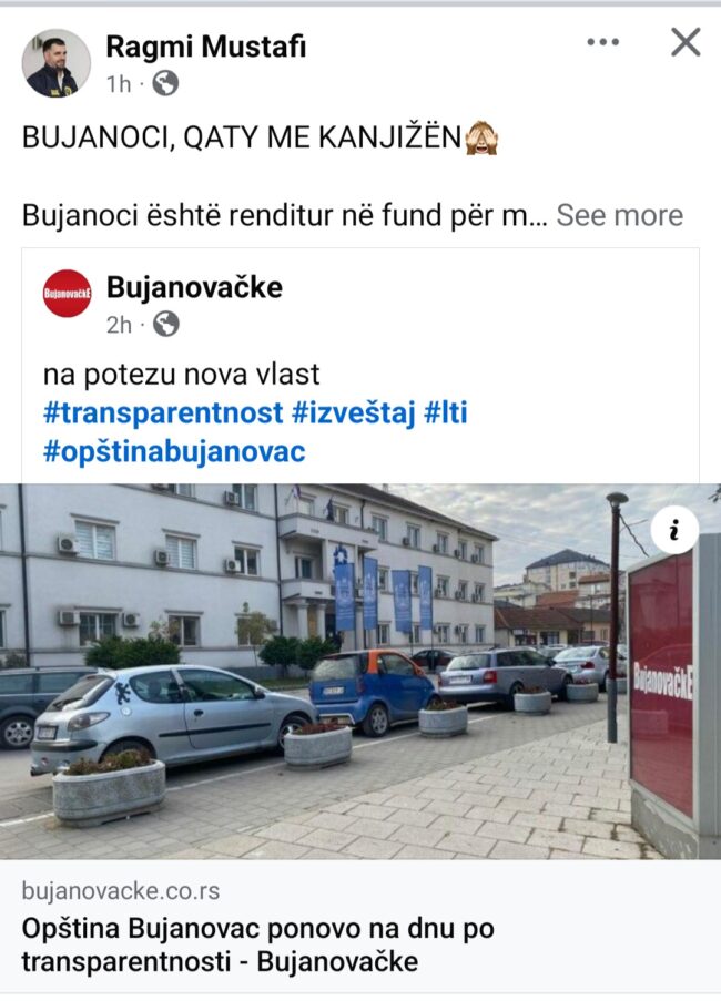 Mustafi e pranon dështimin e qeverisjes, pjesë e të cilit ishte subjekti i tij